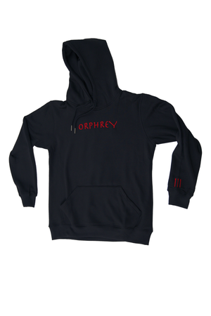 Double Serpent Orphrey Hoodie (Black)