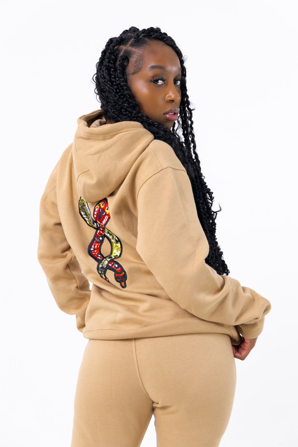 Double Serpent Orphrey Hoodie (Desert)