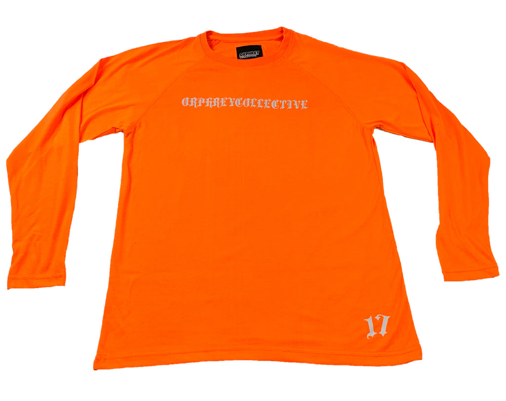 Bengal Orange Gothic Long-sleeve Tee