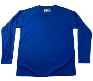 Royal Blue Gothic Long-sleeve Tee